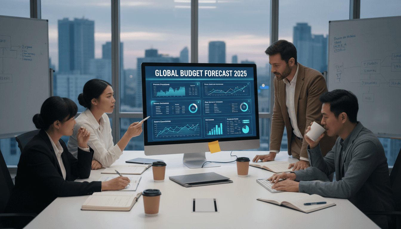 Integrated budgeting and forecasting interface